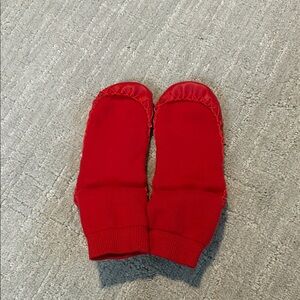 Hanna Andersson Red Kids Slippers